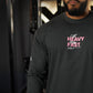 Polera Manga Larga LIFT HEAVY & RUN FAST - Gris Charcoal