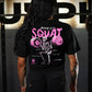 Crop Top Anatomy Of Squat - Negro