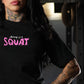 Crop Top Anatomy Of Squat - Negro