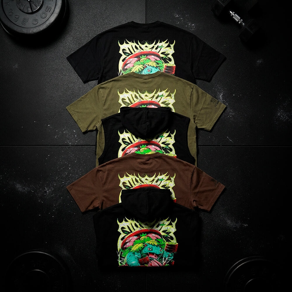Polera Oversize LIFTASAUR - Verde Táctico