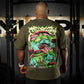 Polera Oversize LIFTASAUR - Verde Táctico
