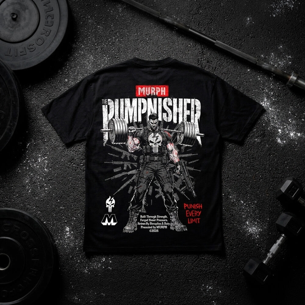 Polera Oversize UNISEX PUMPNISHER (Pre-Venta) - Black