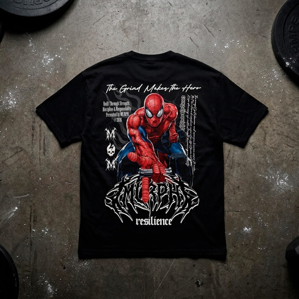Polera Oversize UNISEX SpiderMURPH (Pre-Venta) - Black