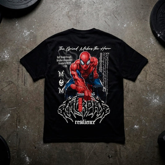 Polera Oversize UNISEX SpiderMURPH (Pre-Venta) - Black