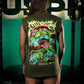 Polera Oversize Sleeveless LIFTASAUR - Verde Táctico