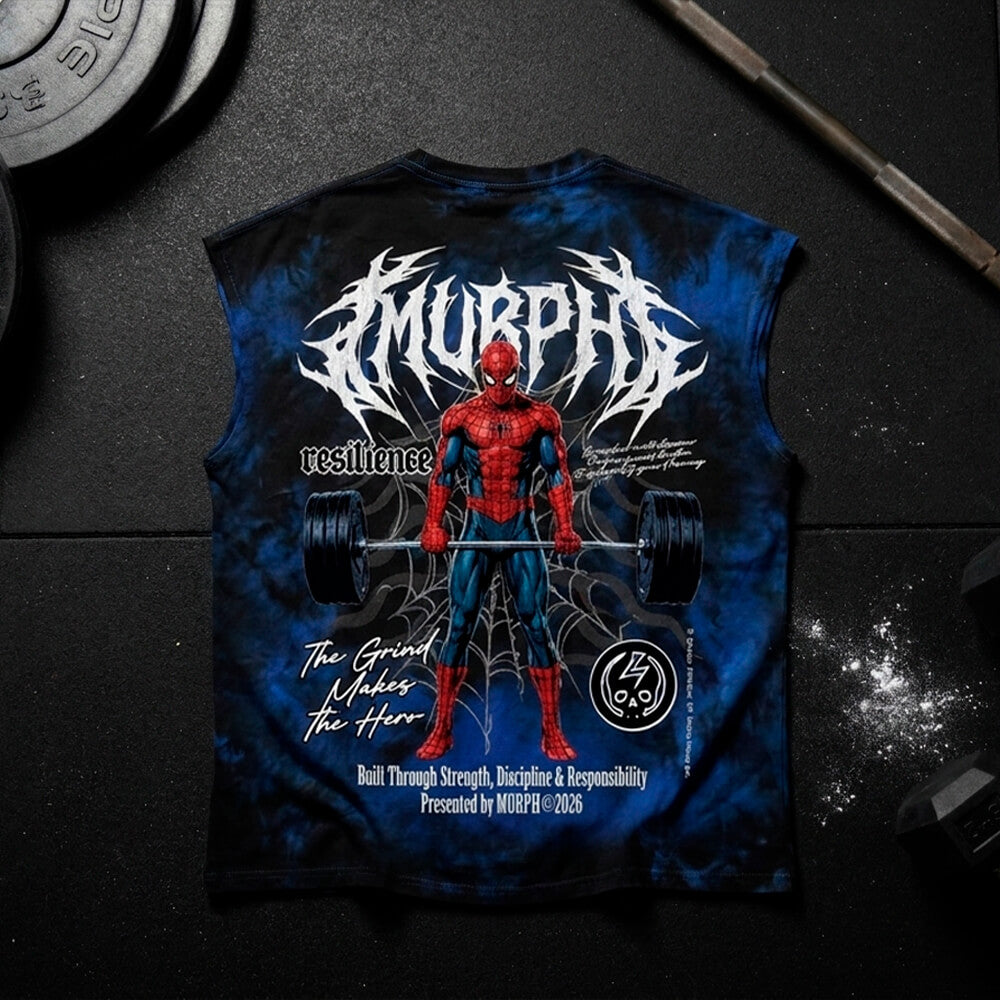 Polera Oversize Sleeveless UNISEX SpiDEAD LIFT (Pre-Venta) - Blue Storm
