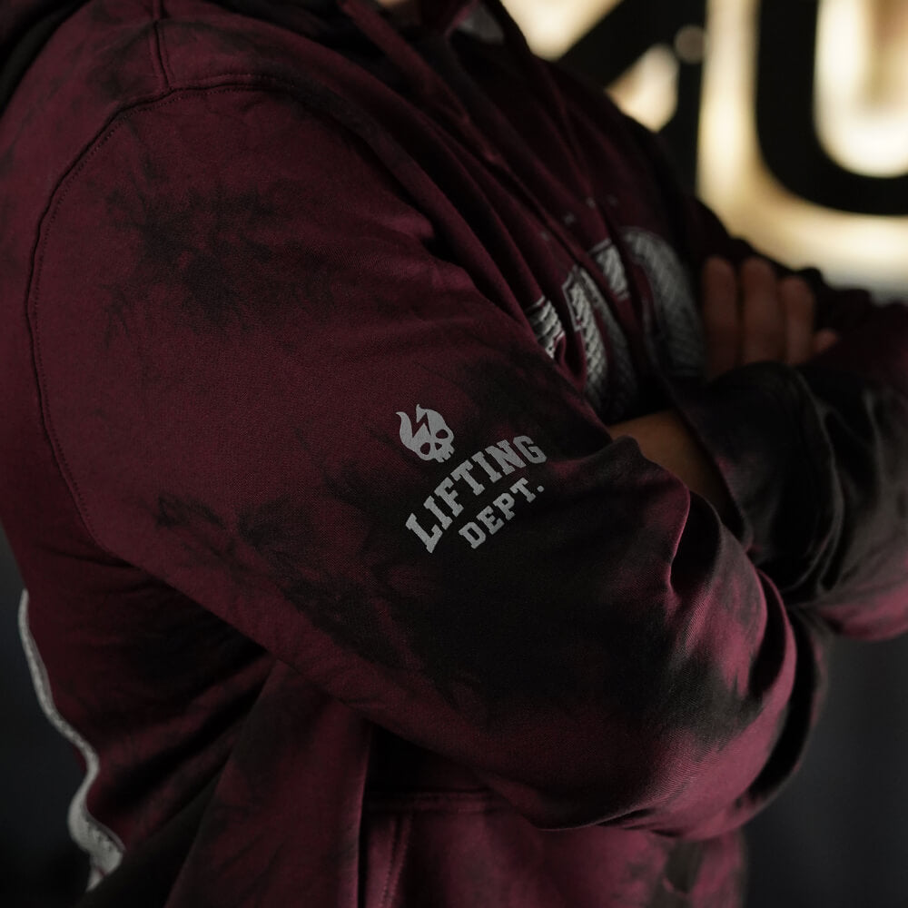 Polerón Canguro LIFTING DEPT. 00 - Maroon Storm