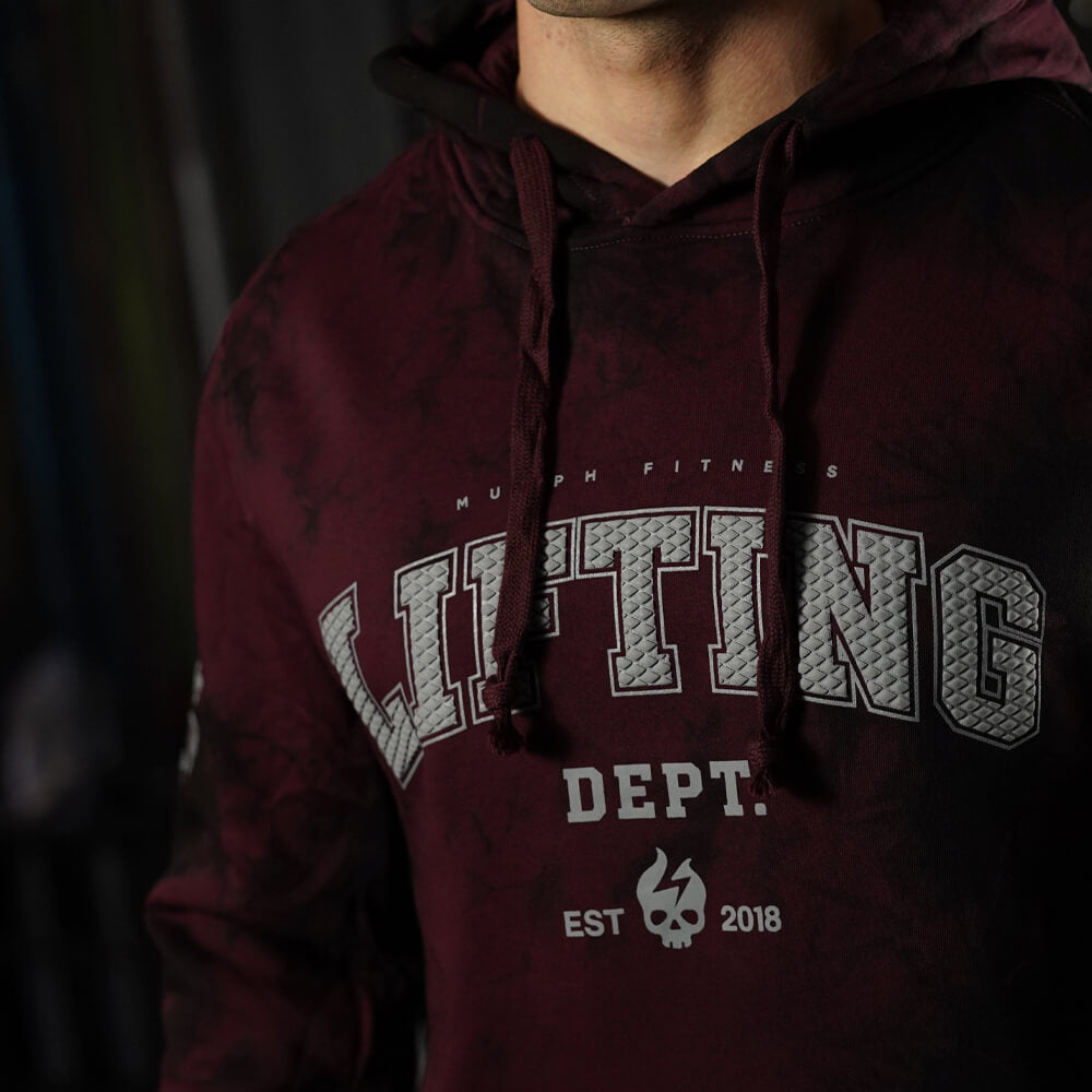 Polerón Canguro LIFTING DEPT. 00 - Maroon Storm