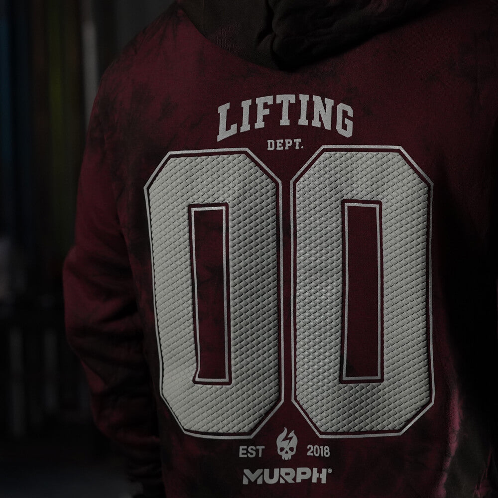 Polerón Canguro LIFTING DEPT. 00 - Maroon Storm