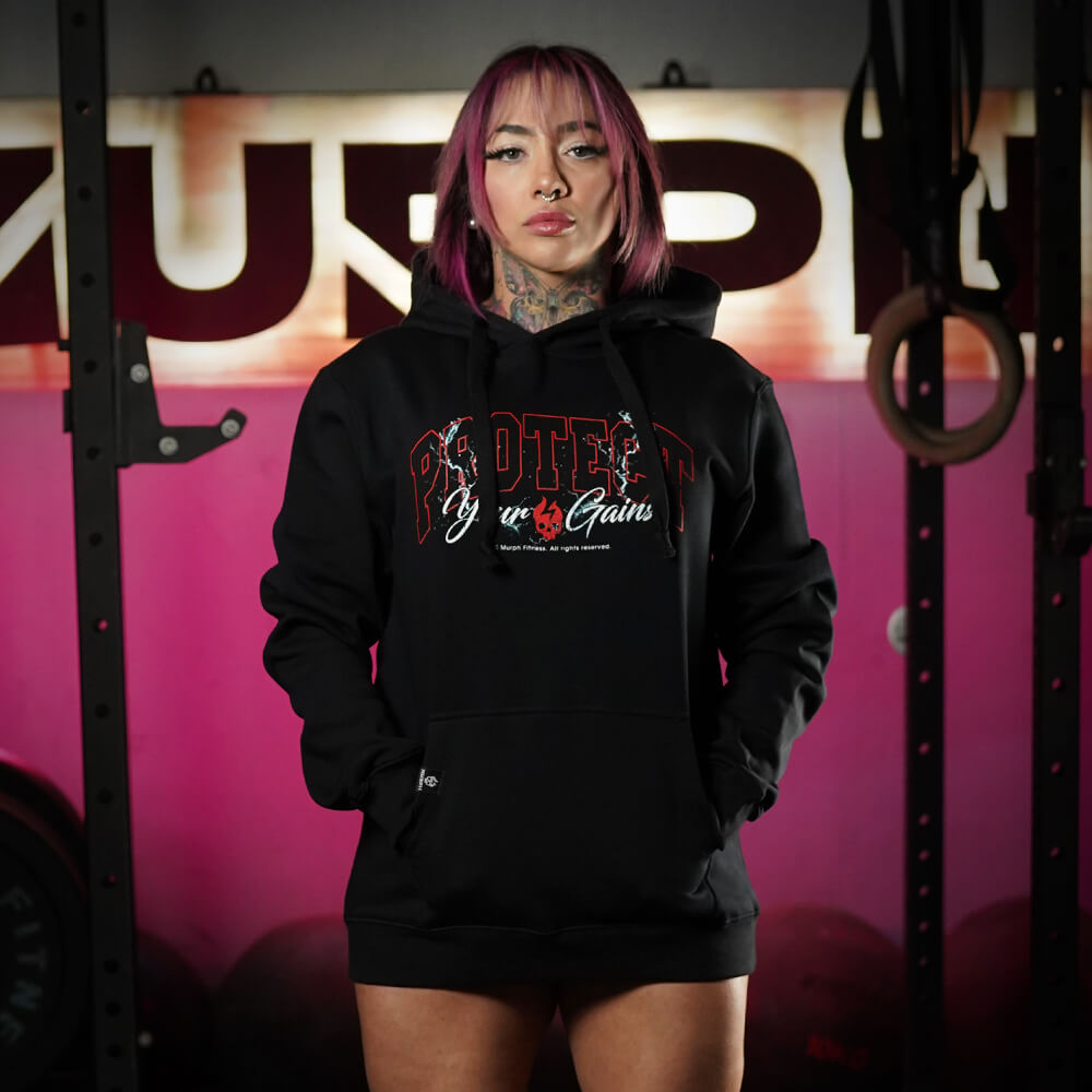 Polerón Canguro PROTECT YOUR GAINS - Black