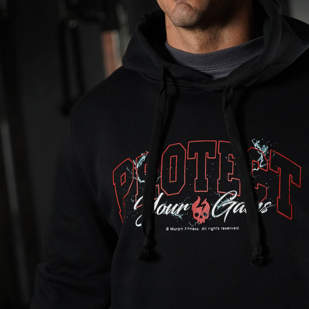 Polerón Canguro PROTECT YOUR GAINS - Black