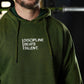 Premium Hoddie Discipline Beats Talent - Acid Green