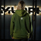 Premium Hoodie Discipline Beats Talent - Acid Green