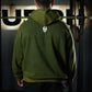 Premium Hoddie Discipline Beats Talent - Acid Green