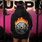 Premium Boxy Fit Hoddie ONIX Born in Fire - Acid Black