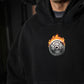Premium Boxy Fit Hoddie ONIX Born in Fire - Acid Black