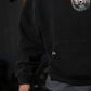 Premium Boxy Fit Hoddie ONIX Born in Fire - Acid Black