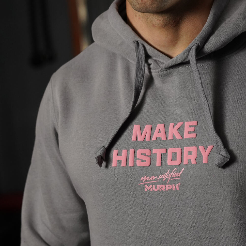 Polerón Canguro MAKE HISTORY - Gris