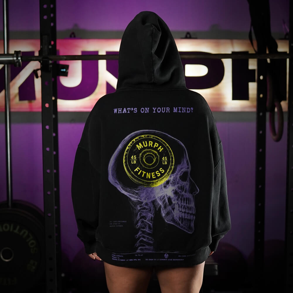 Premium Boxy Fit Hoddie ONIX RX ON YOUR MIND - Acid Black