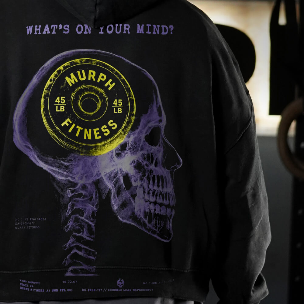 Premium Boxy Fit Hoddie ONIX RX ON YOUR MIND - Acid Black