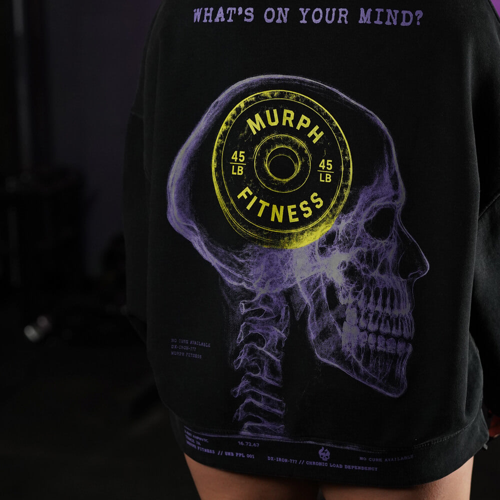 Premium Boxy Fit Hoddie ONIX RX ON YOUR MIND - Acid Black