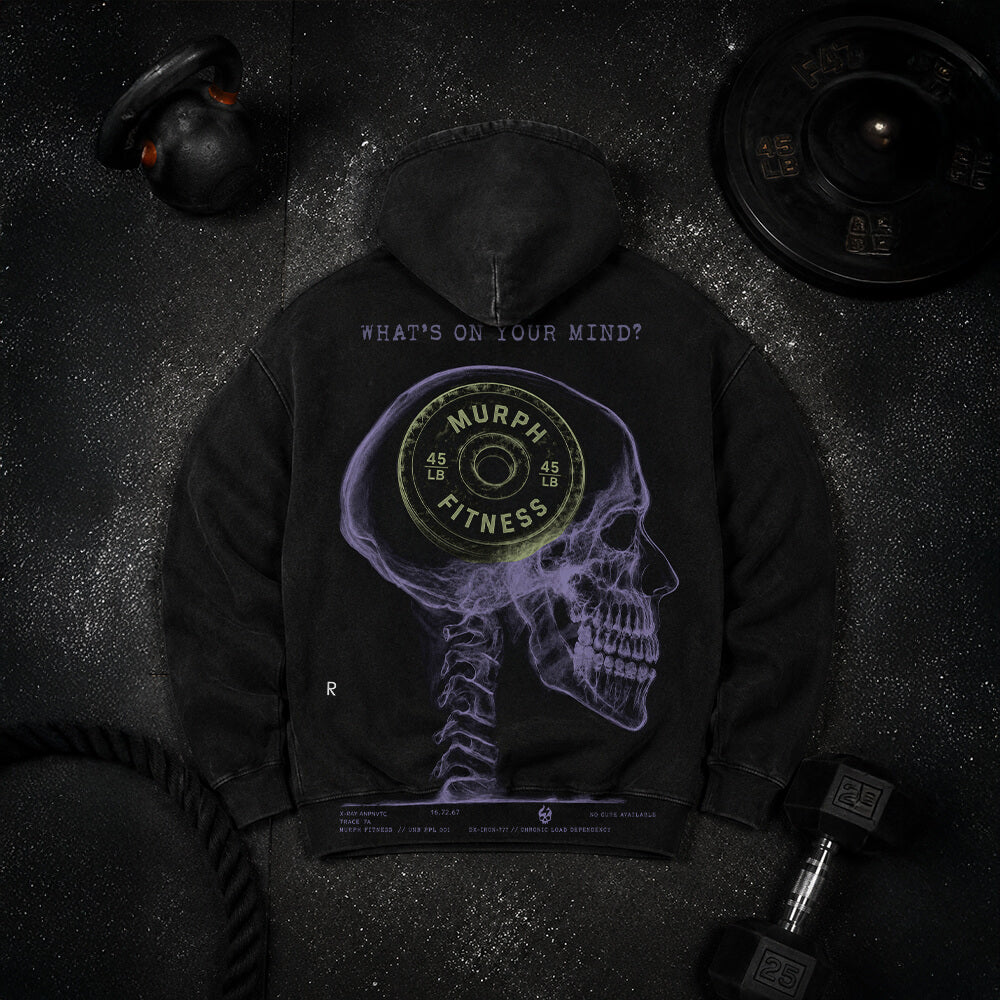 Premium Boxy Fit Hoddie ONIX RX ON YOUR MIND - Acid Black