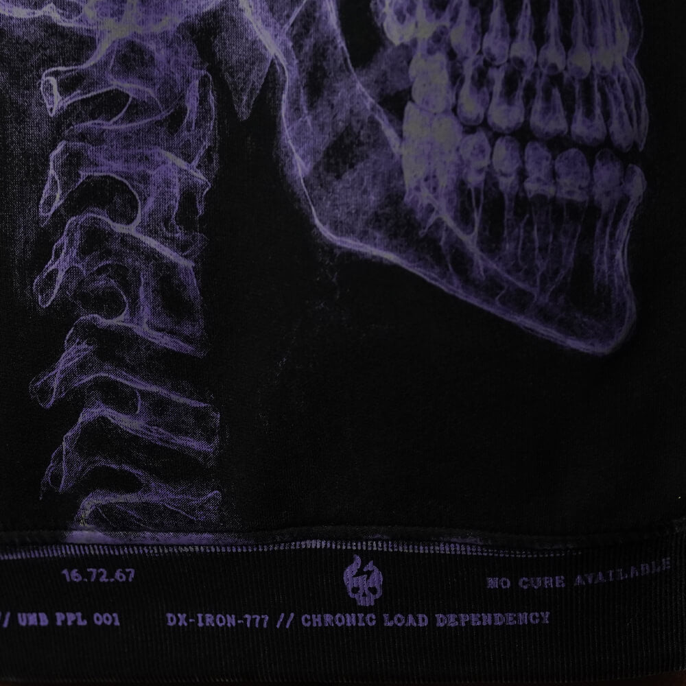 Premium Boxy Fit Hoddie ONIX RX ON YOUR MIND - Acid Black