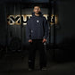 Premium Boxy Fit Hoddie ONIX Skull logo - Acid Blue