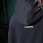 Premium Boxy Fit Hoddie ONIX Skull logo - Acid Blue