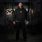 Premium Boxy Fit Hoddie ONIX Skull Logo - Acid Black