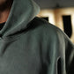 Premium Boxy Fit Hoddie ONIX Skull logo - Acid Green