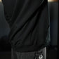 Premium Oversize Hoddie Skull Logo - Black
