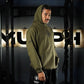 Premium Oversize Hoddie Skull Logo - Tactical Green