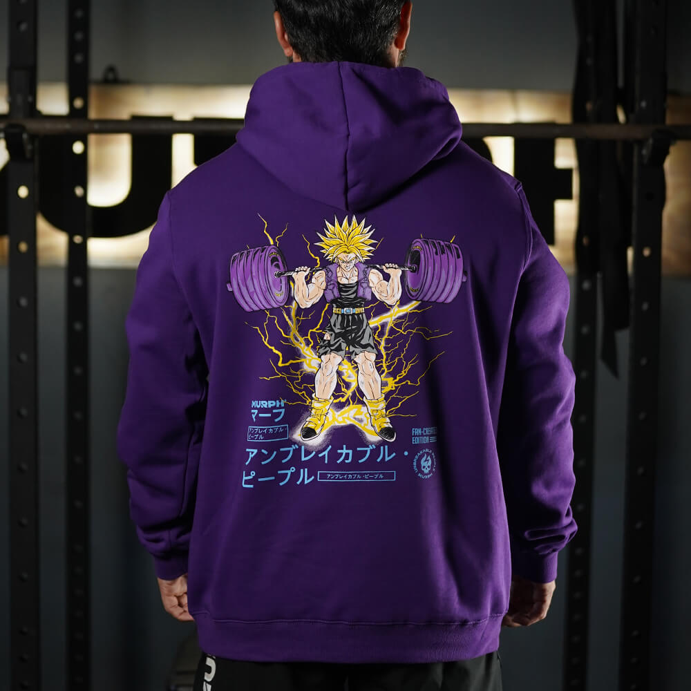 Polerón Canguro Trunks - Morado