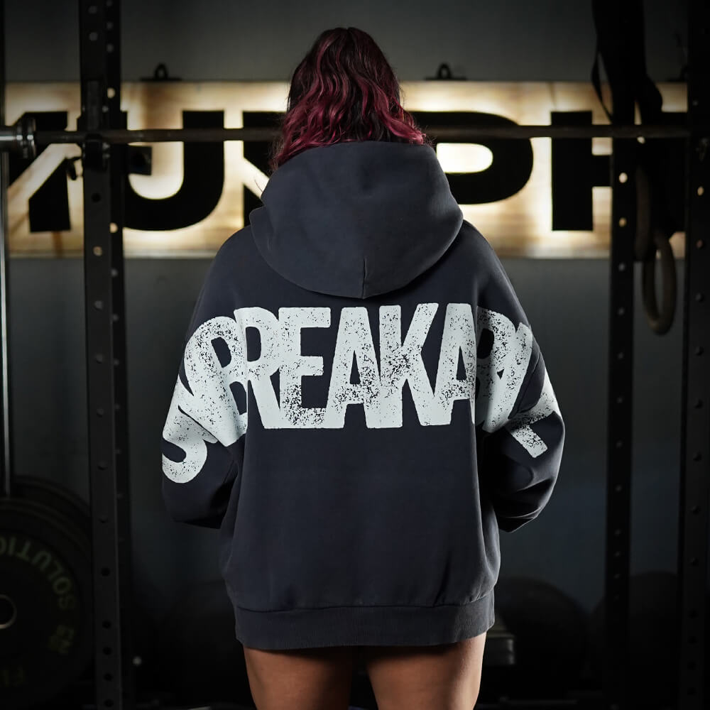 Premium Boxy Fit Hoddie ONIX UNBREAKABLE - Acid Blue
