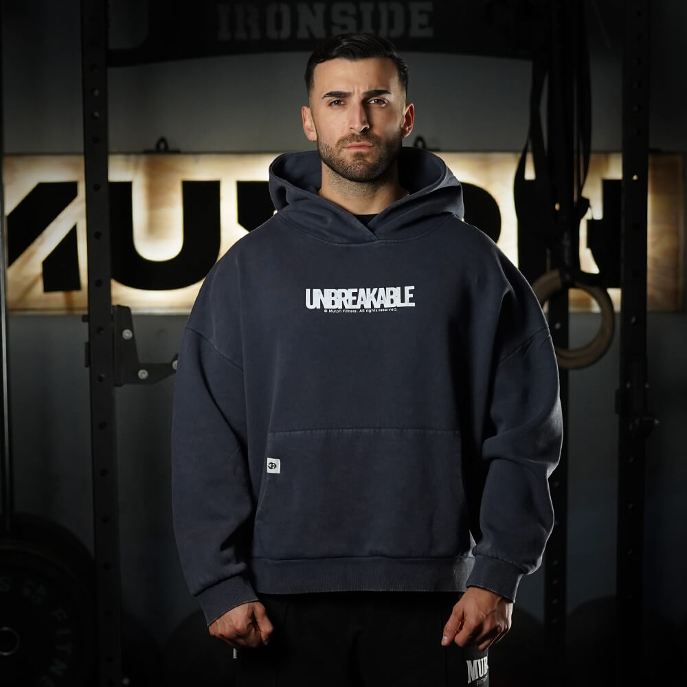 Premium Boxy Fit Hoddie ONIX UNBREAKABLE - Acid Blue – Murph