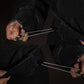 Premium Boxy Fit Hoddie ONIX UNBREAKABLE - Acid Black