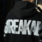 Premium Boxy Fit Hoddie ONIX UNBREAKABLE - Acid Black