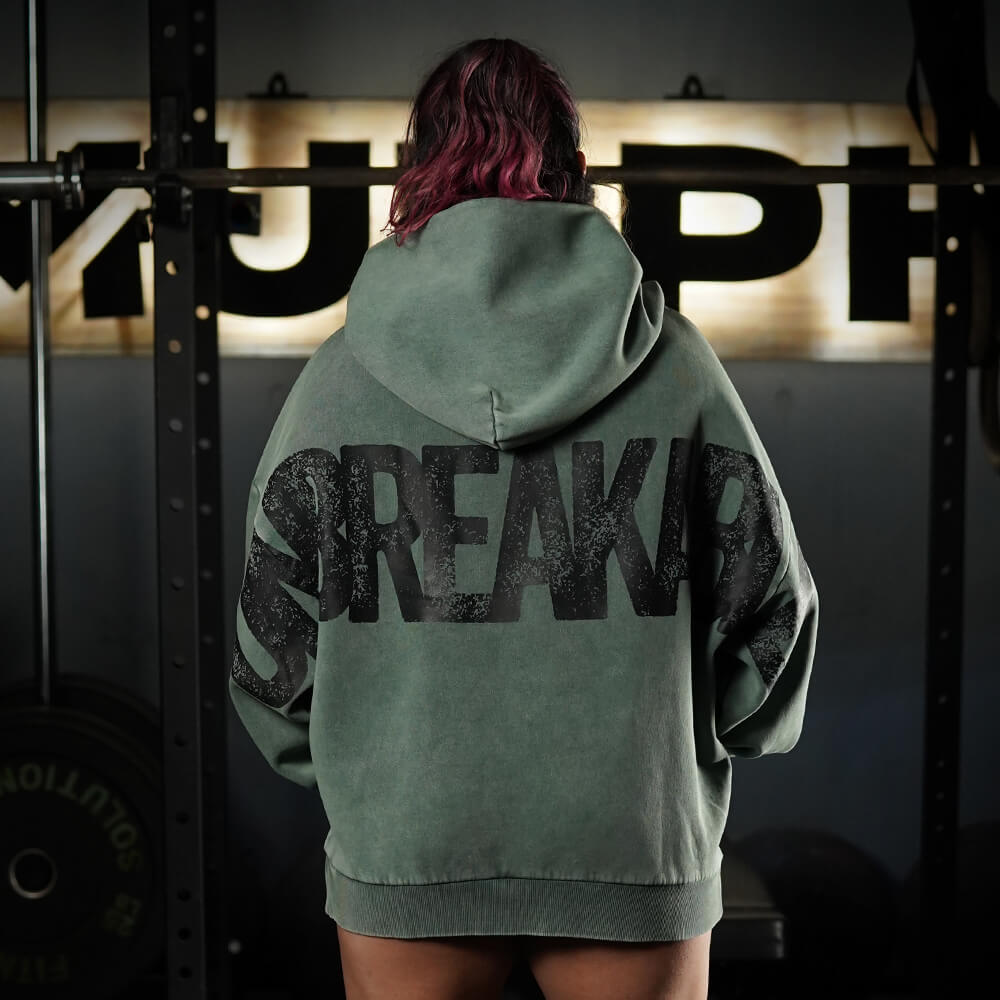 Premium Boxy Fit Hoddie ONIX UNBREAKABLE - Acid Green