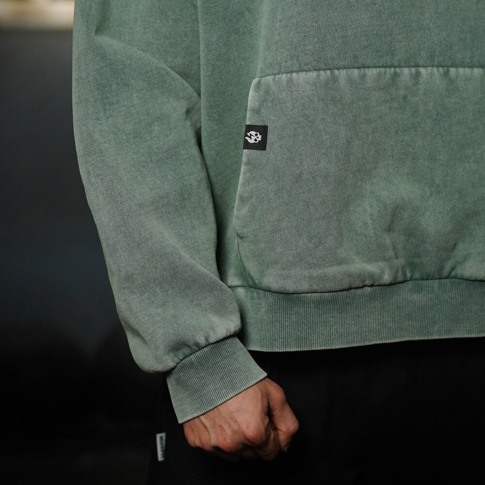 Premium Boxy Fit Hoddie ONIX UNBREAKABLE - Acid Green