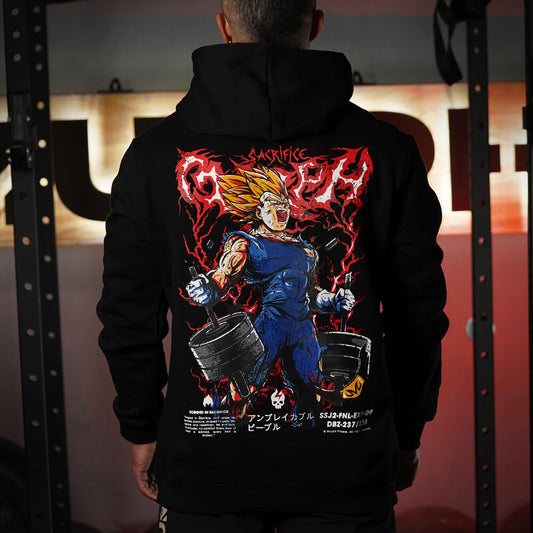 Polerón Canguro Sacrifice - Negro