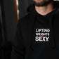 Polerón Canguro Lifting Weights Is SEXY - Negro