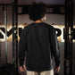 Oversize Long Crewneck Skull Logo - Acid Black