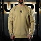 Oversize Long Crewneck Skull Logo - Acid Cream