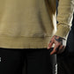 Oversize Long Crewneck Skull Logo - Acid Cream