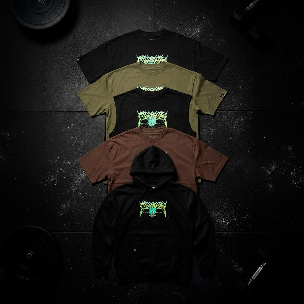 Polera Oversize LIFTASAUR - Verde Táctico