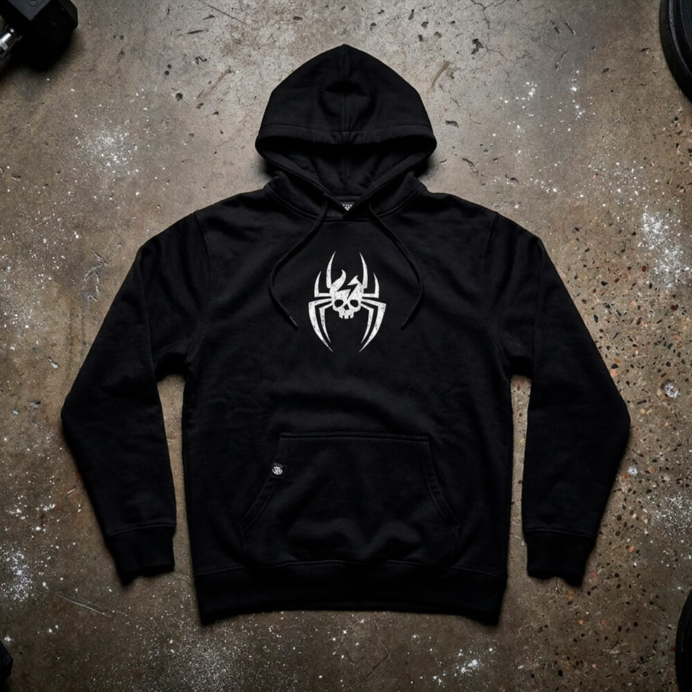 Polerón Canguro UNISEX SpiderMURPH (Pre-Venta) - Black