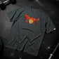 Polera Oversize THE UNBREAKABLE SAIYAN - Gris Charcoal