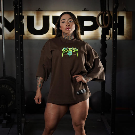 Polera Oversize ICON Premium LIFTASAUR - Chocolate