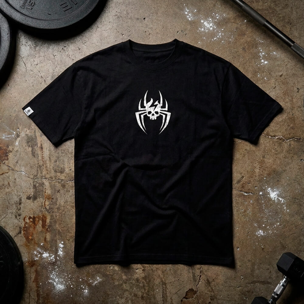 Polera Oversize UNISEX SpiderMURPH (Pre-Venta) - Black